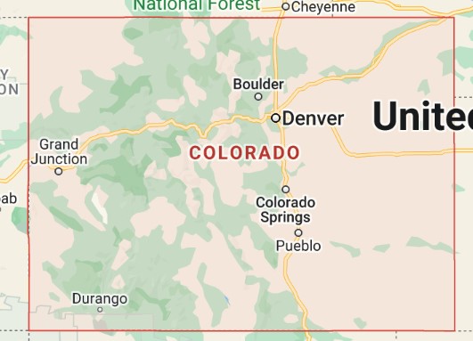 Map of Colorado Counties with Towns | Colorado State | CO