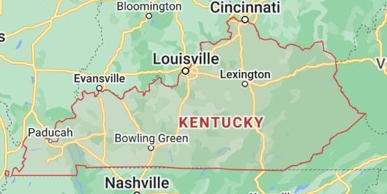 Map of Kentucky State | Kentucky Counties and County Seats | KY