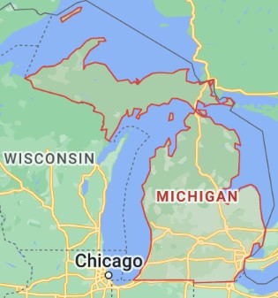 Map of Michigan State
