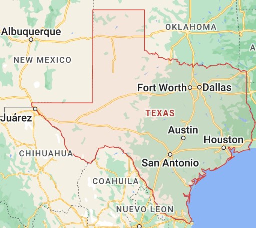 Map of Texas State | Map of Texas Cities | Texas Map